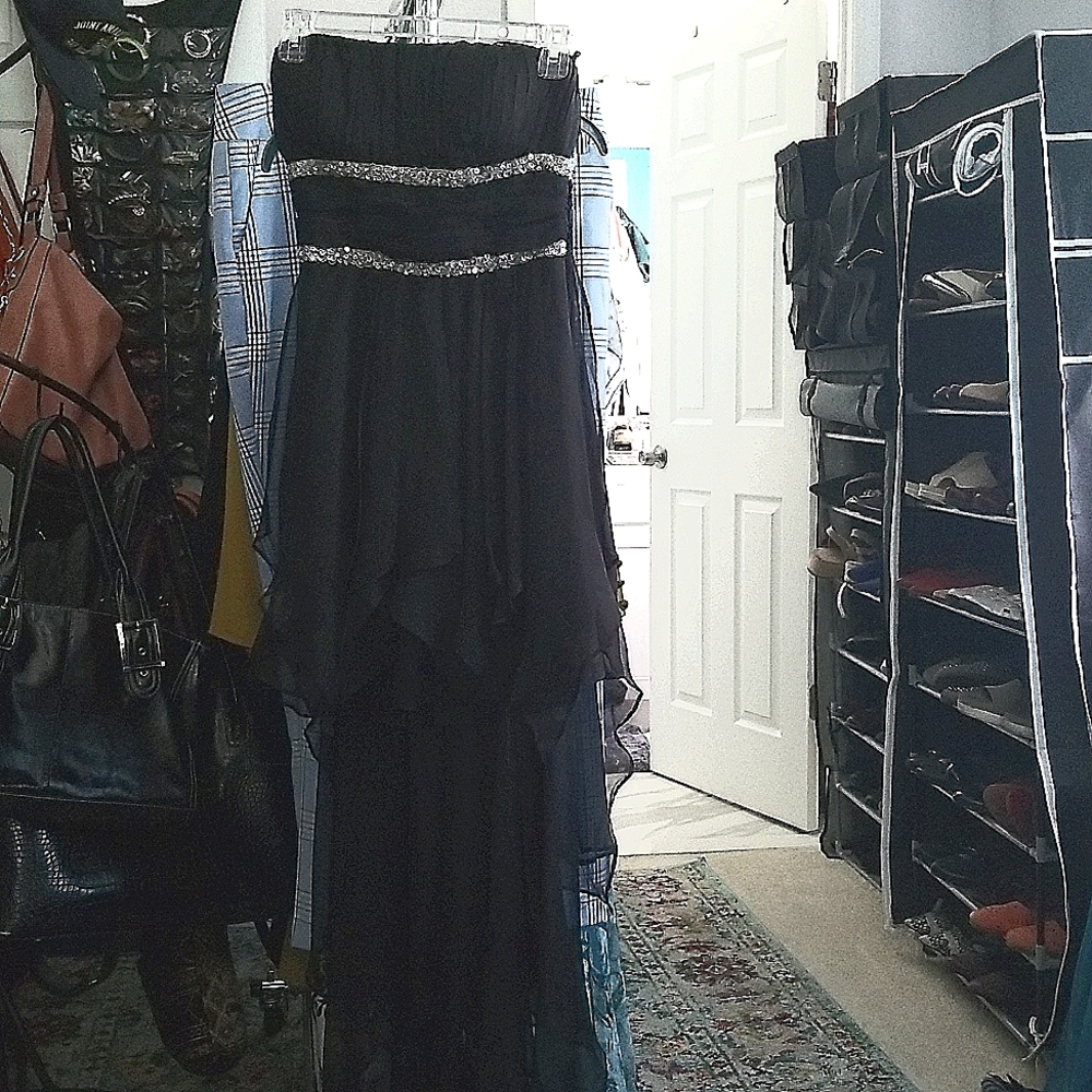 Prom dress, black, sz Small
